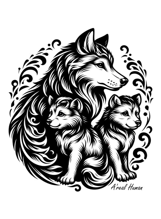 Mother Wolf by A' real Human